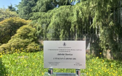 Il Comune di Carate Brianza premia L’Italiana Aromi con il riconoscimento di Attività Storica
